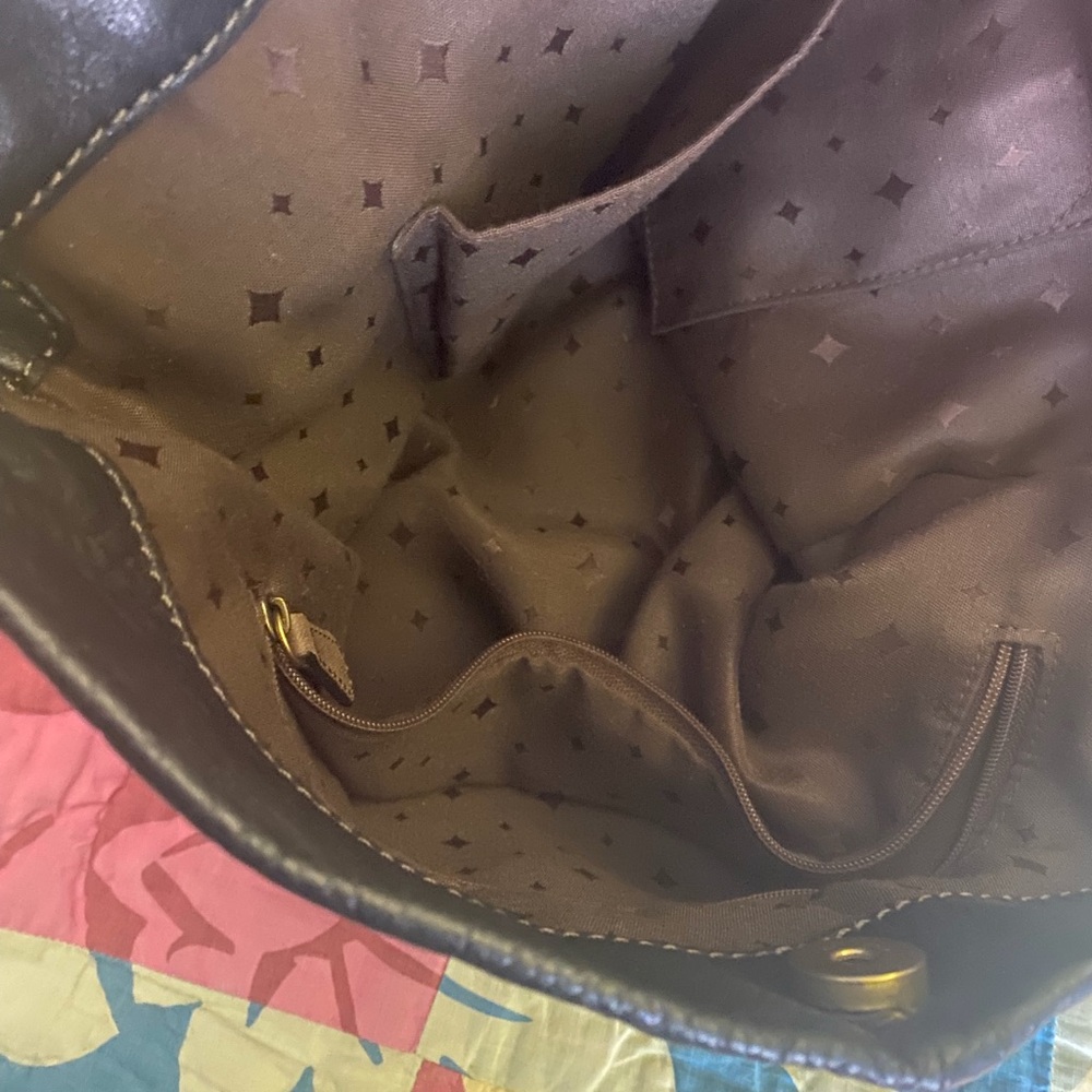 FINAL PRICE Fossil Black Leather Shoulder Bag. - Picture 7 of 7